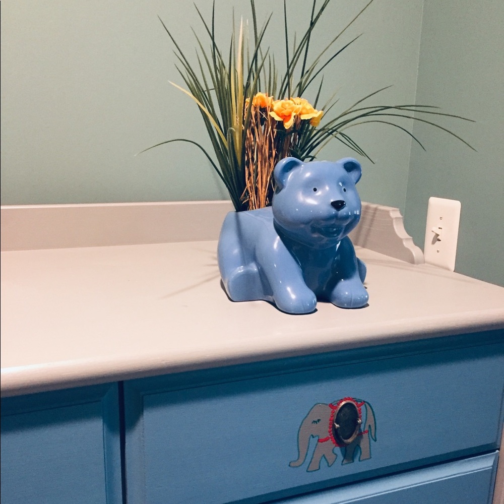 VINTAGE CERAMIC BEAR BANK